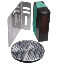 P+F Retroreflective sensor RLK29-55/59/116-Set