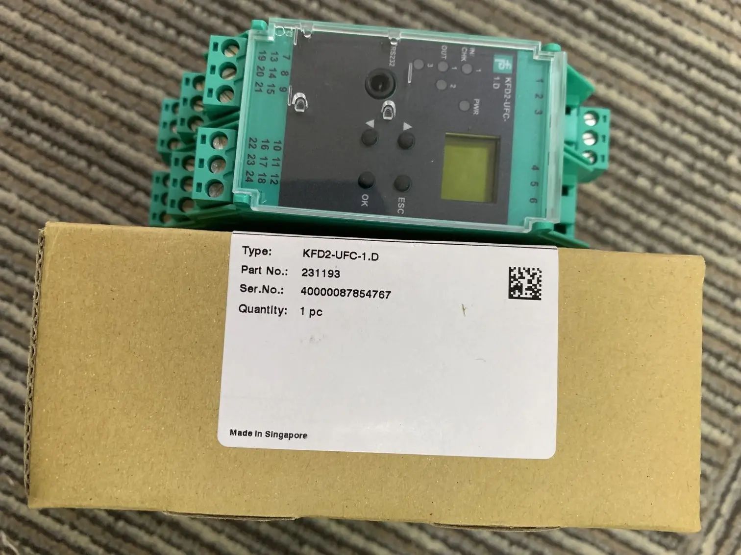 Pepperl+Fuchs Functional Safety Frequency Converter KFU8-UFC-1.D
